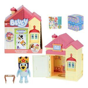 Bluey’s Play Date Plush Surprise BLUEY House Playset Find A Mystery Plush NEW